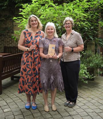 The Centre for Teaching and Learning leadership team. From left: Marion Manton, Professor Rhona Sharpe, Dr Jane Pritchard. Photo by Andrew Bailey