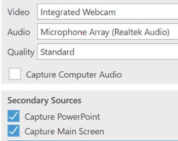 tools for screencasting and webcasting image
