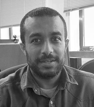 black and white profile picture yonas tita